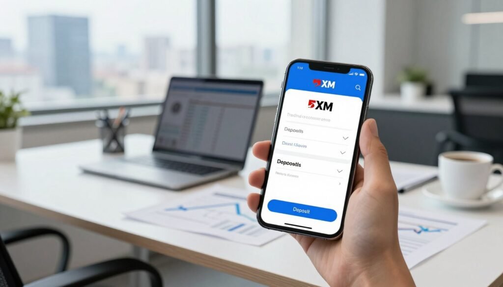 XM trading account deposit process